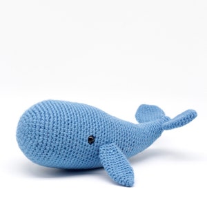 Crochet Amigurumi Whale and Narwhal PATTERN ONLY, Barney and Nina pdf Stuffed Animal Toy Pattern ENGLISH only image 2