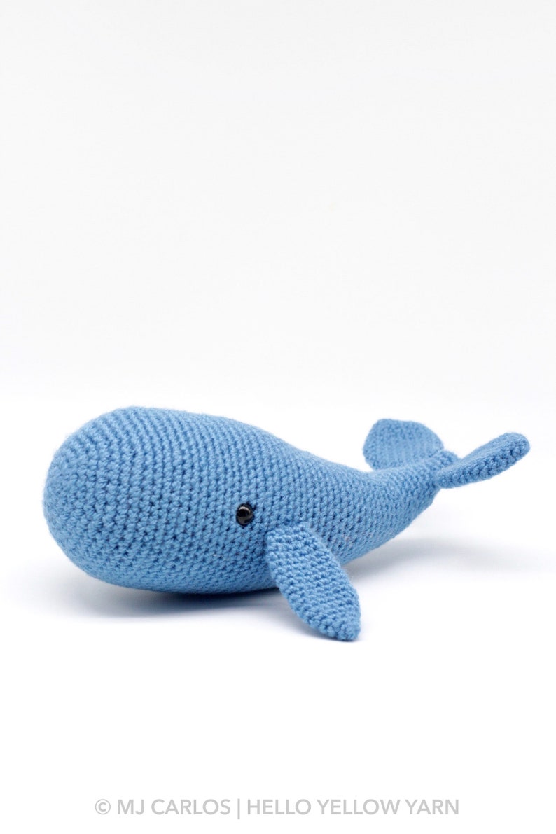 Crochet Amigurumi Whale and Narwhal PATTERN ONLY, Barney and Nina pdf Stuffed Animal Toy Pattern ENGLISH only image 2