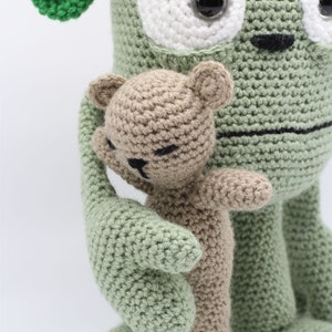 Crochet Amigurumi Monster PATTERN ONLY, Scaredy Eddy, pdf Stuffed Monster Toy Pattern, English Only image 3