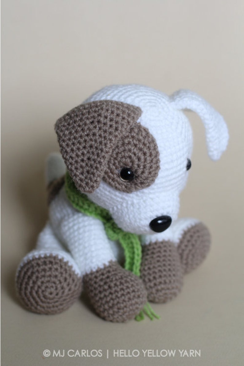 Crochet Amigurumi Puppy Dog PATTERN ONLY, Jack Pup, pdf Stuffed Animal Toy Pattern, English Only image 8