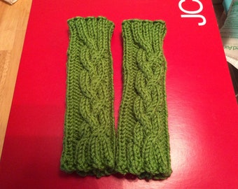 Braid Cable Wristwarmers
