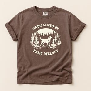 Radicalized by Basic Decency Unisex T-Shirt, Comfort Colors