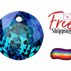 10mm Swarovski Crystal Pendants: Classic Cut Style 6430, Jewelry Making (10 Pcs)