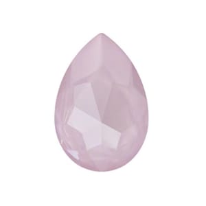 Soft Rose Ignite, 30mm Swarovski Pear Fancy Stone, Swarovski 4327, Teardrop Crystal, Pear Shape Stone, Pear Crystal Cabochon