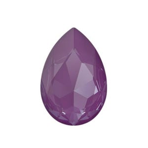 Orchid Ignite, 30mm Swarovski Pear Fancy Stone, Swarovski 4327, Teardrop Crystal, Pear Shape Stone, Pear Crystal Cabochon