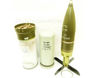 inert Soviet 120mm High Explosive Mortar Shell Bomb Round for