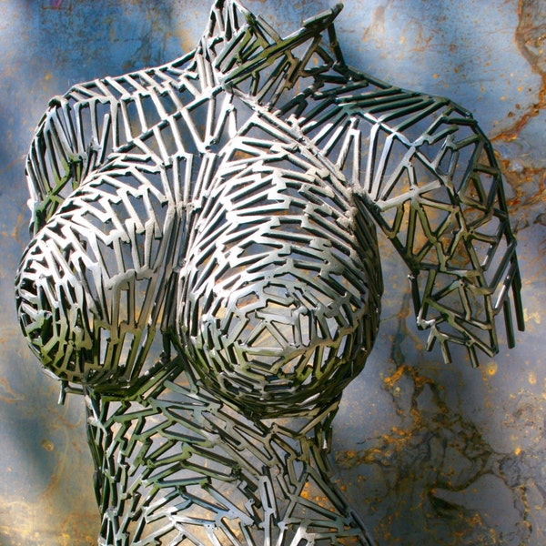 steel sculpture " The shift  "