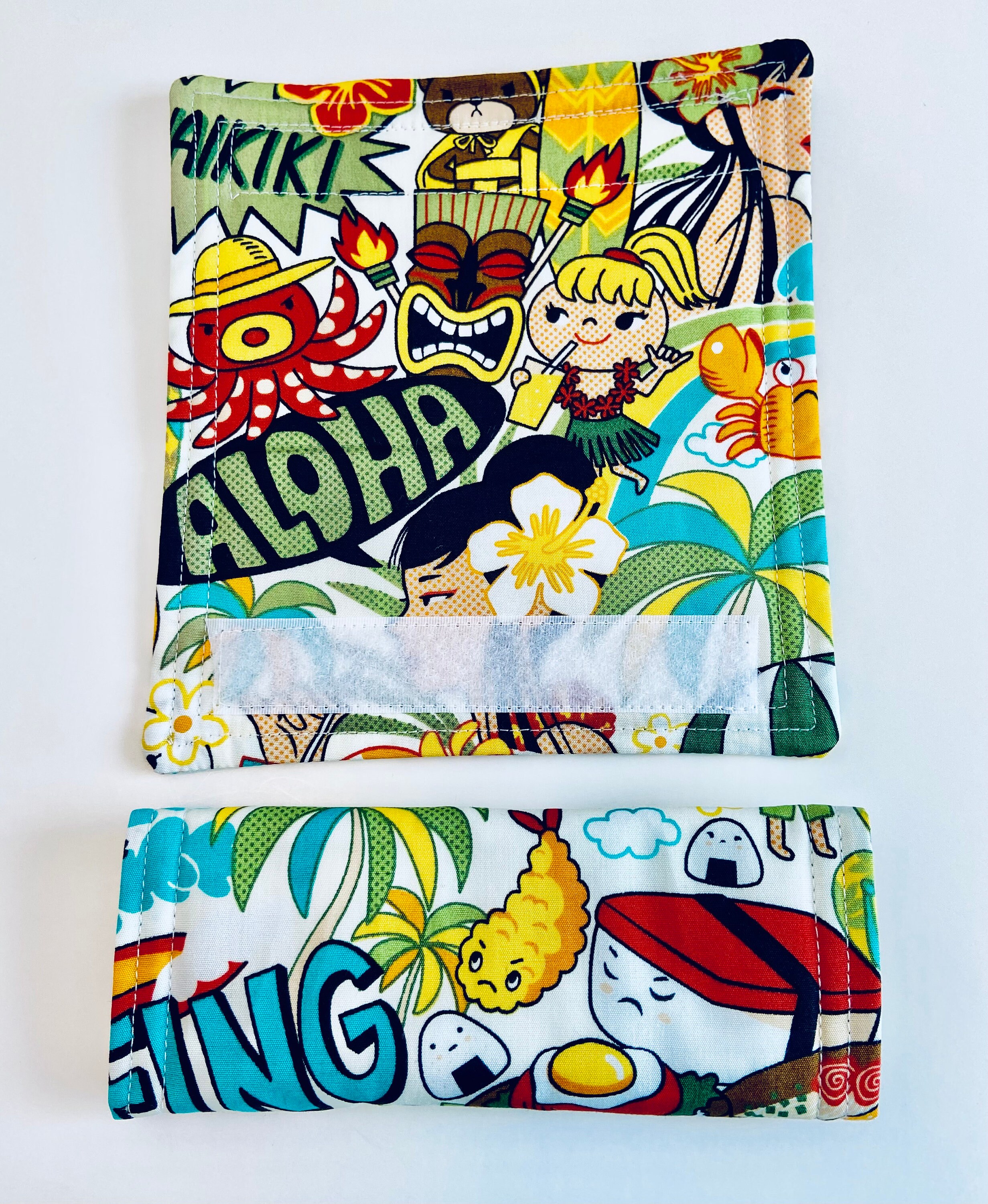 Handmade Luggage Tags. Set of 2. Hawaii Themed Print. - Etsy