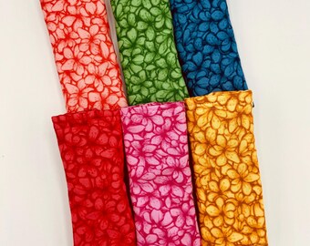 Hawaiian Plumeria Luggage Handle Wraps: Fabric Luggage Spotter, Set of 2