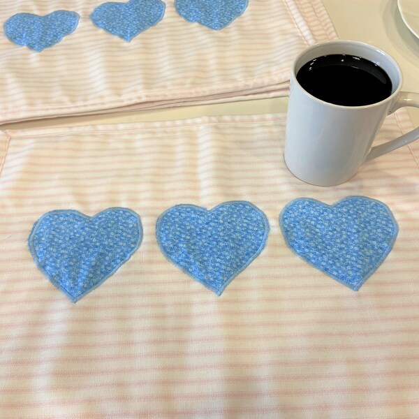 Heart Placemats Etsy