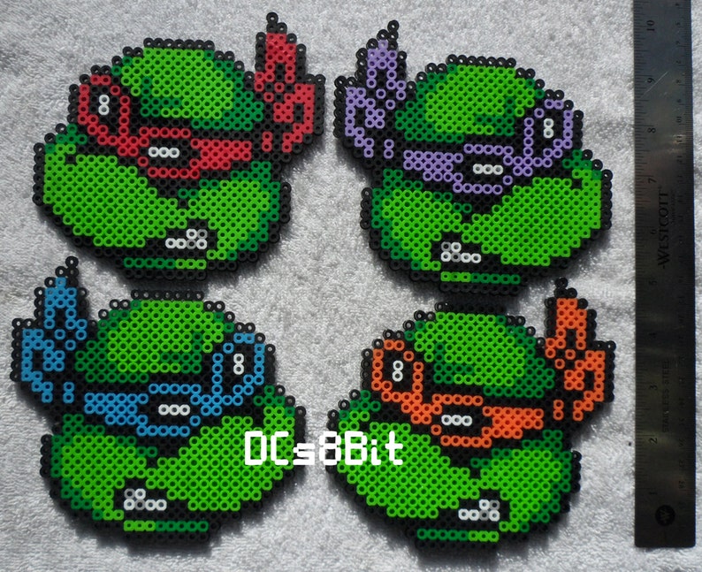 Perler Bead Patterns Teenage Mutant Ninja Turtles Bead Pattern (Free)