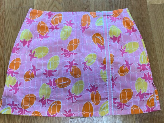 Lilly Pulitzer Vintage Pineapple Pattern Skort Si… - image 1