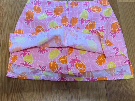 Lilly Pulitzer Vintage Pineapple Pattern Skort Si… - image 4