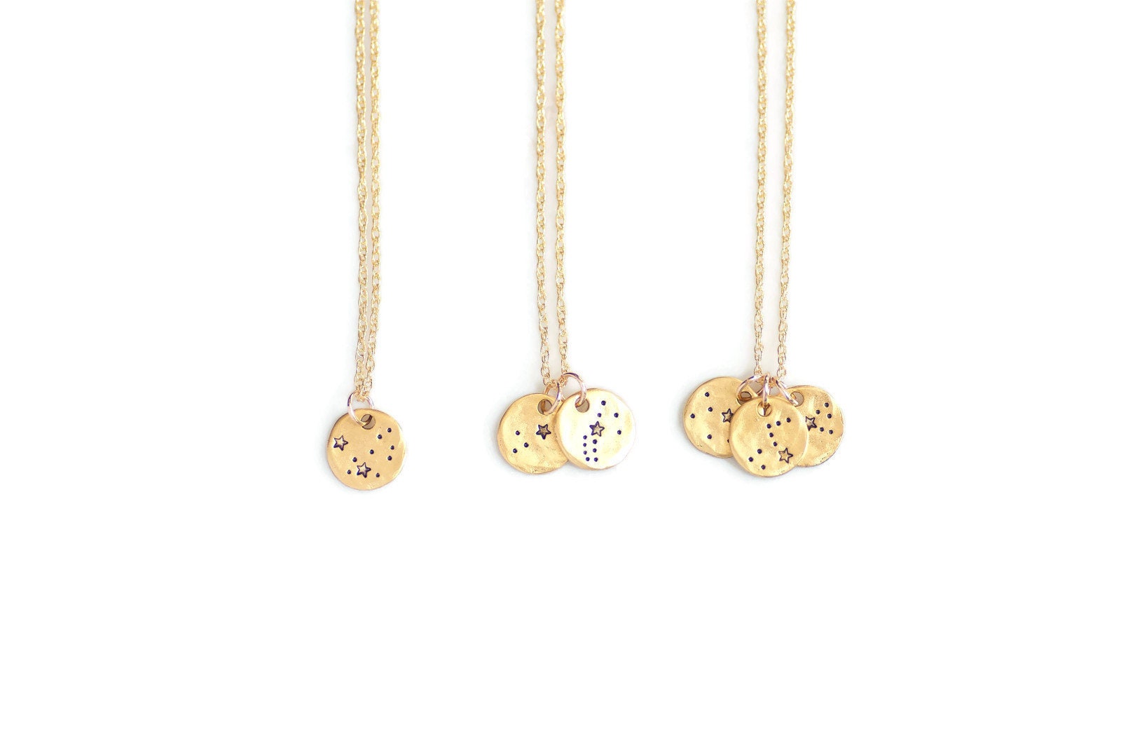 Zodiac Necklace, Celestial Jewelry, Constellation Necklace, Zodiac Je…