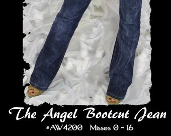 Angel Bootcut Jean #AW4200 | Angela Wolf Sewing Pattern Collection