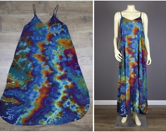 Large Ice Dyed Rayon Dress