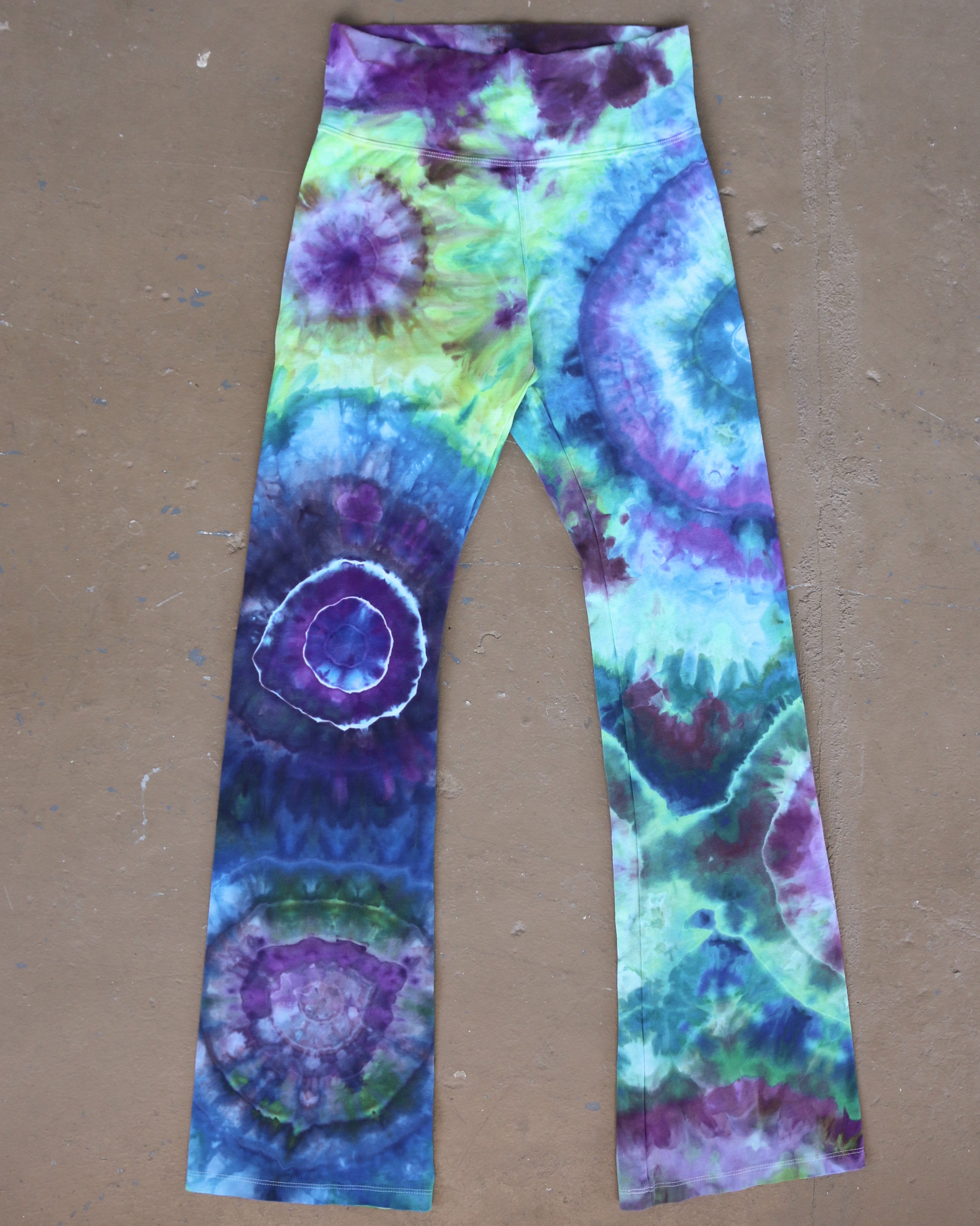 Women's Large Tie Dye Yoga Pants, Bohemian Clothes, Hippy Pants, Unique ...