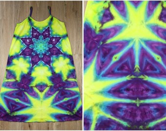Large Ice Dyed Cotton Dress