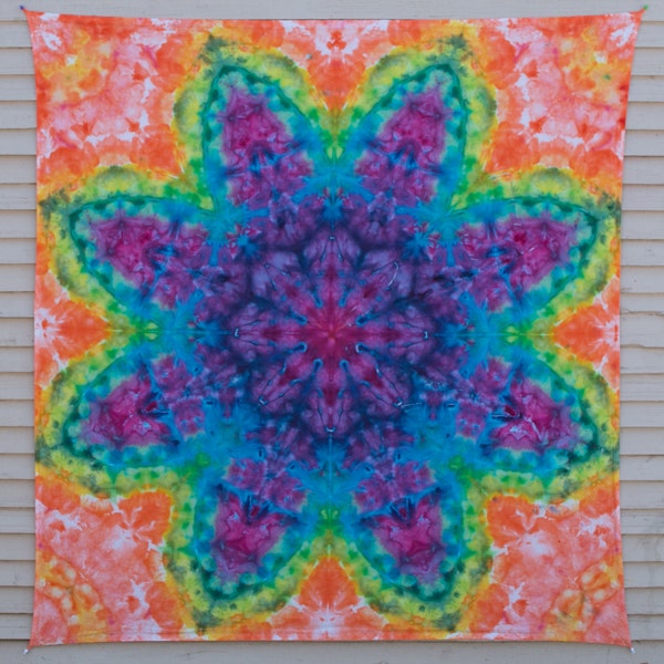 Mandala Tapestry, Tie Dye Tapestry