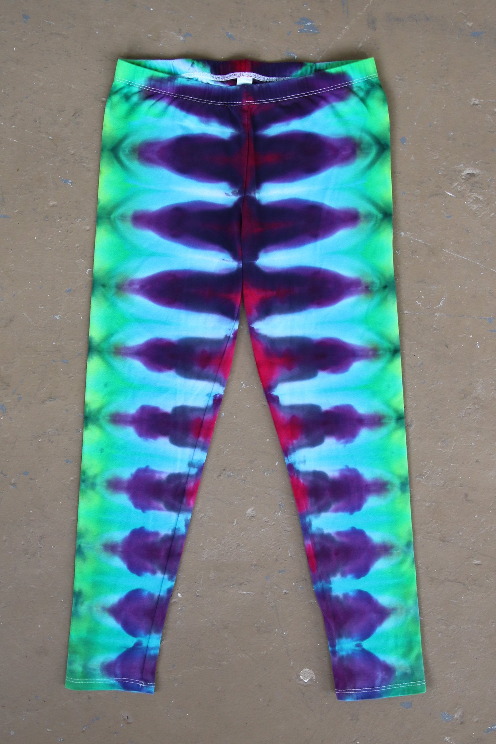 Tie Dye Leggings | Large