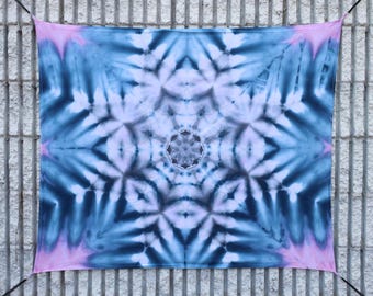 Ice dyed tapestry 42” x 35”