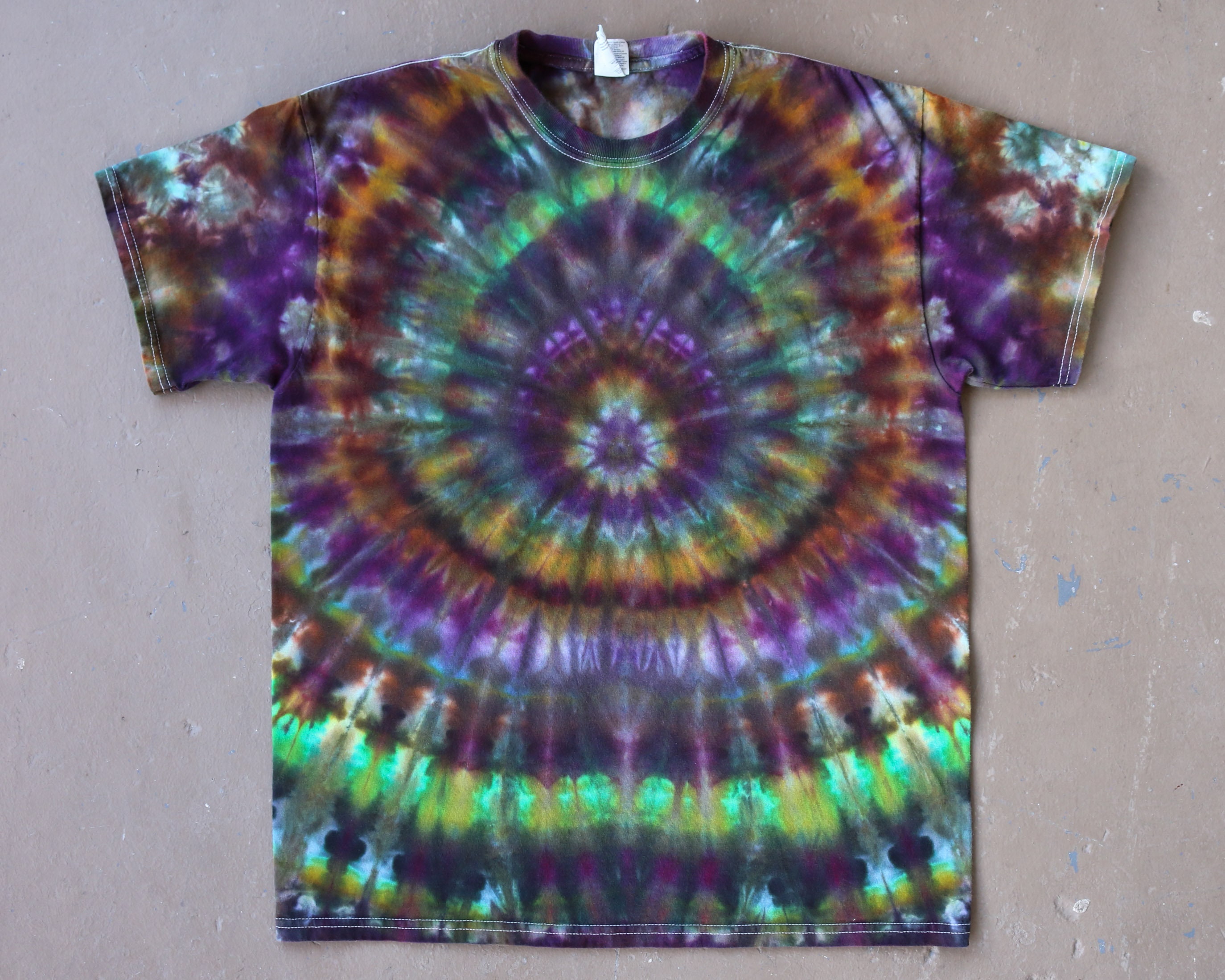 trippy tie dye shirts