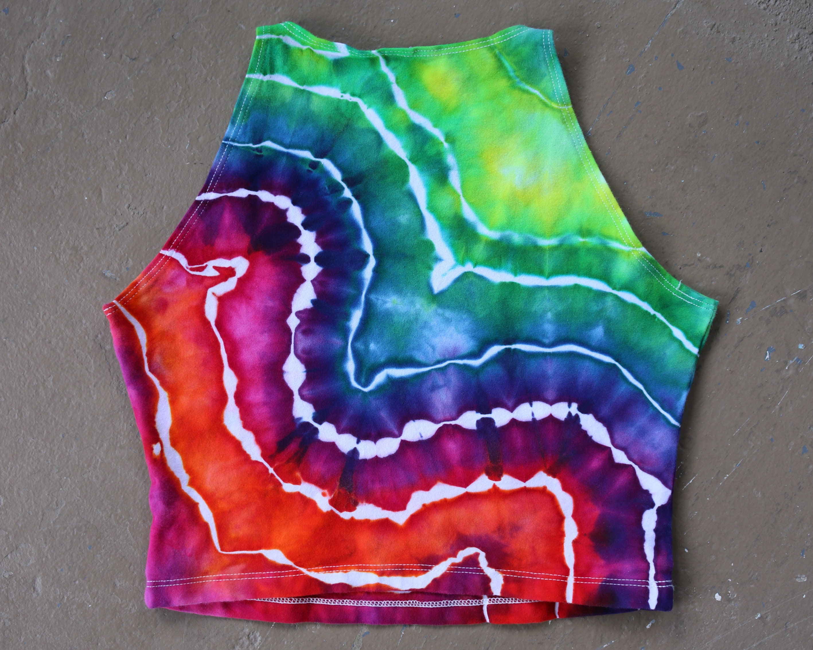 Modano Women's Tie Dye Crop Top - Casual Wear