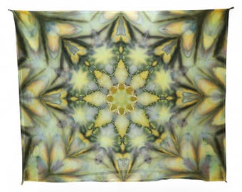 Ice dyed tapestry 42” x 35”