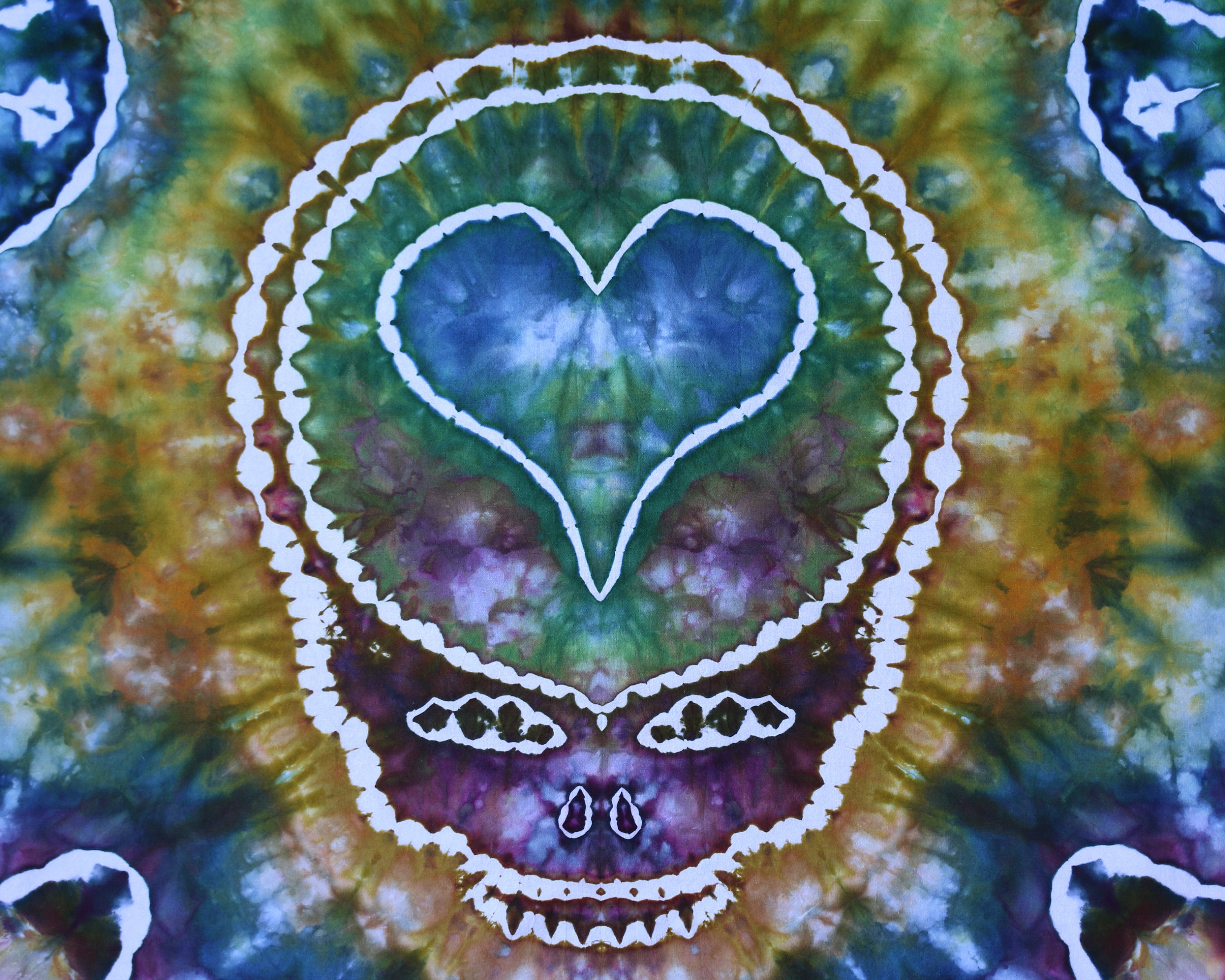Hand Dyed Tapestry Tie Dye Tapestry Grateful Dead Tapestry