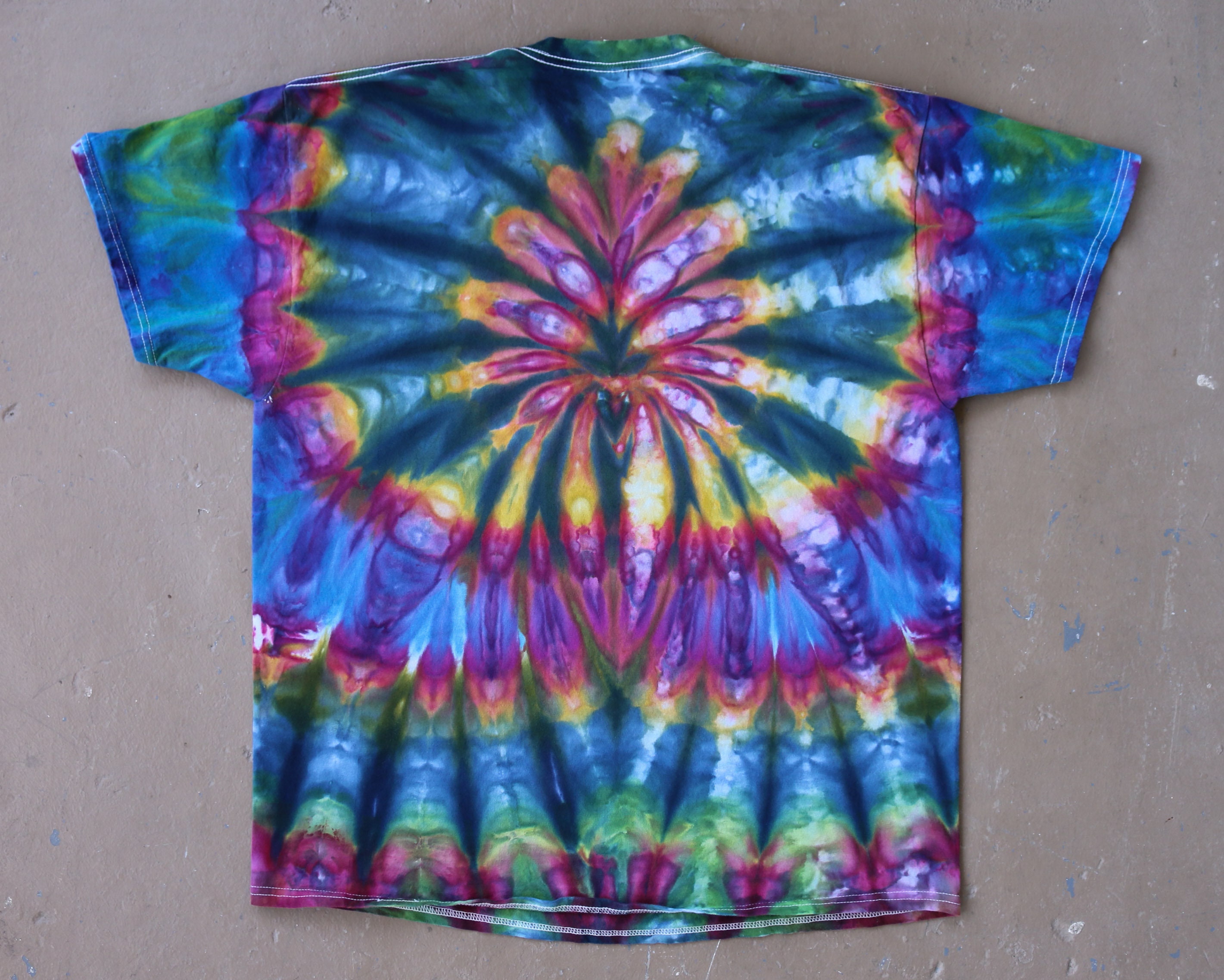 Tie Dye Shirt | Extra Large, Psychedelic Clothing, Trippy Shirt, 60s ...