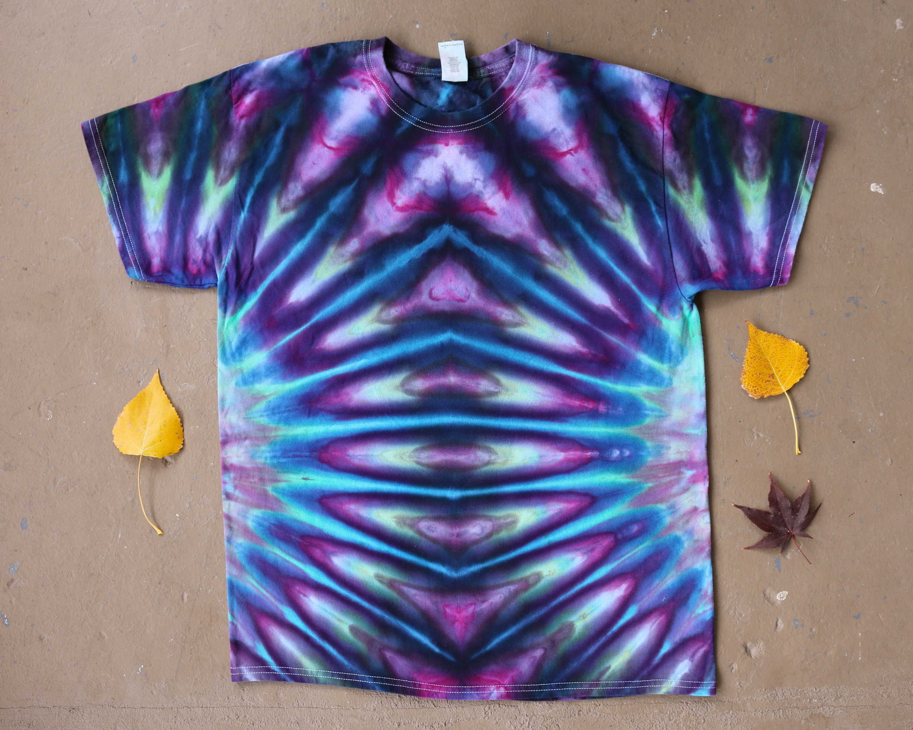 Tie Dye Shirt | Large, Psychedelic Clothing, Trippy Shirt, 60s hippie