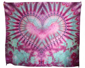 Ice dyed tapestry 42” x 35”