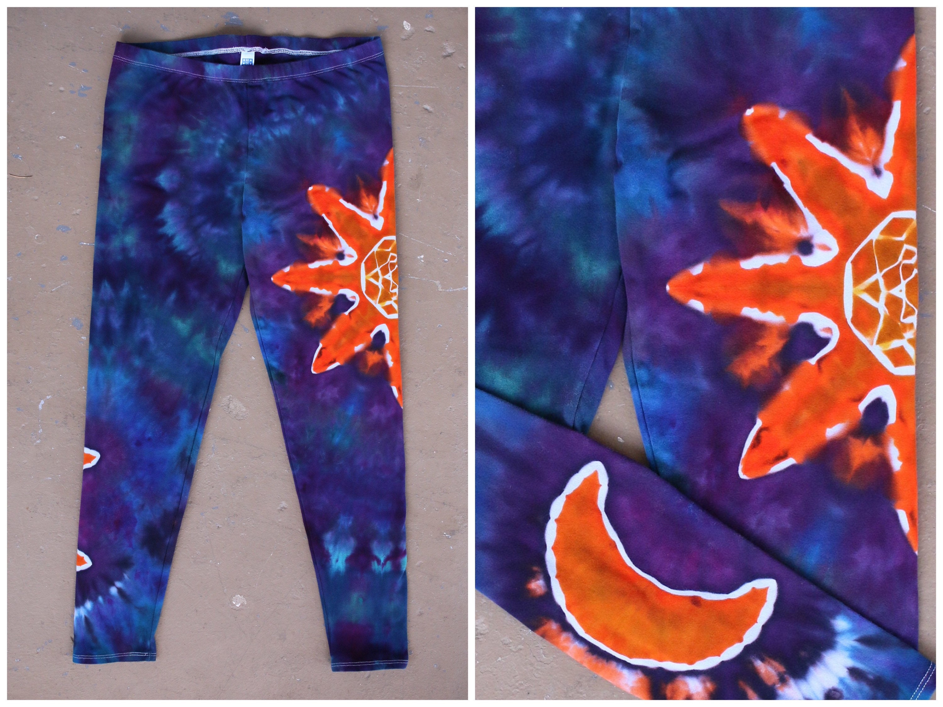 Tie Dye Leggings Women s 2X