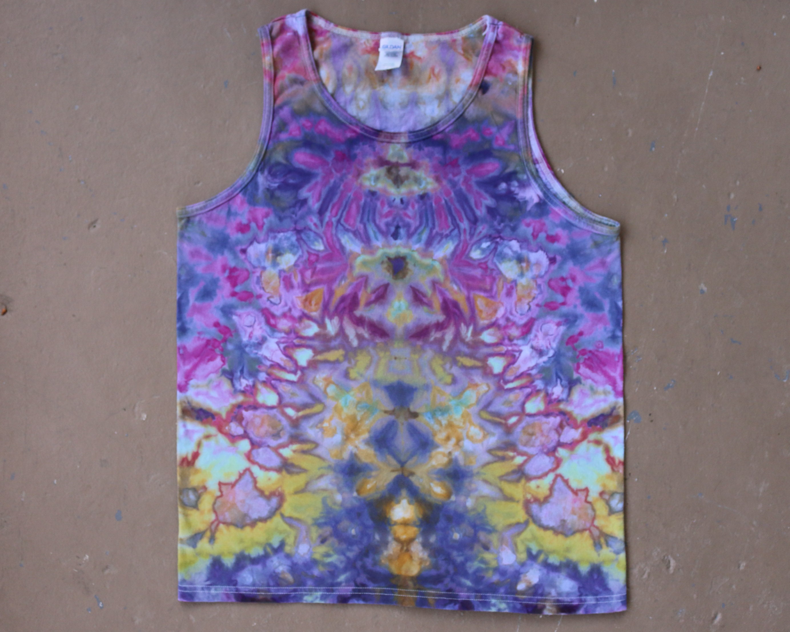 mens tie dye top