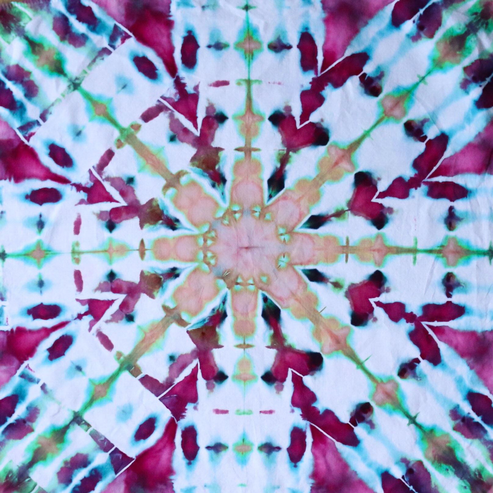 pastel tie dye bandana