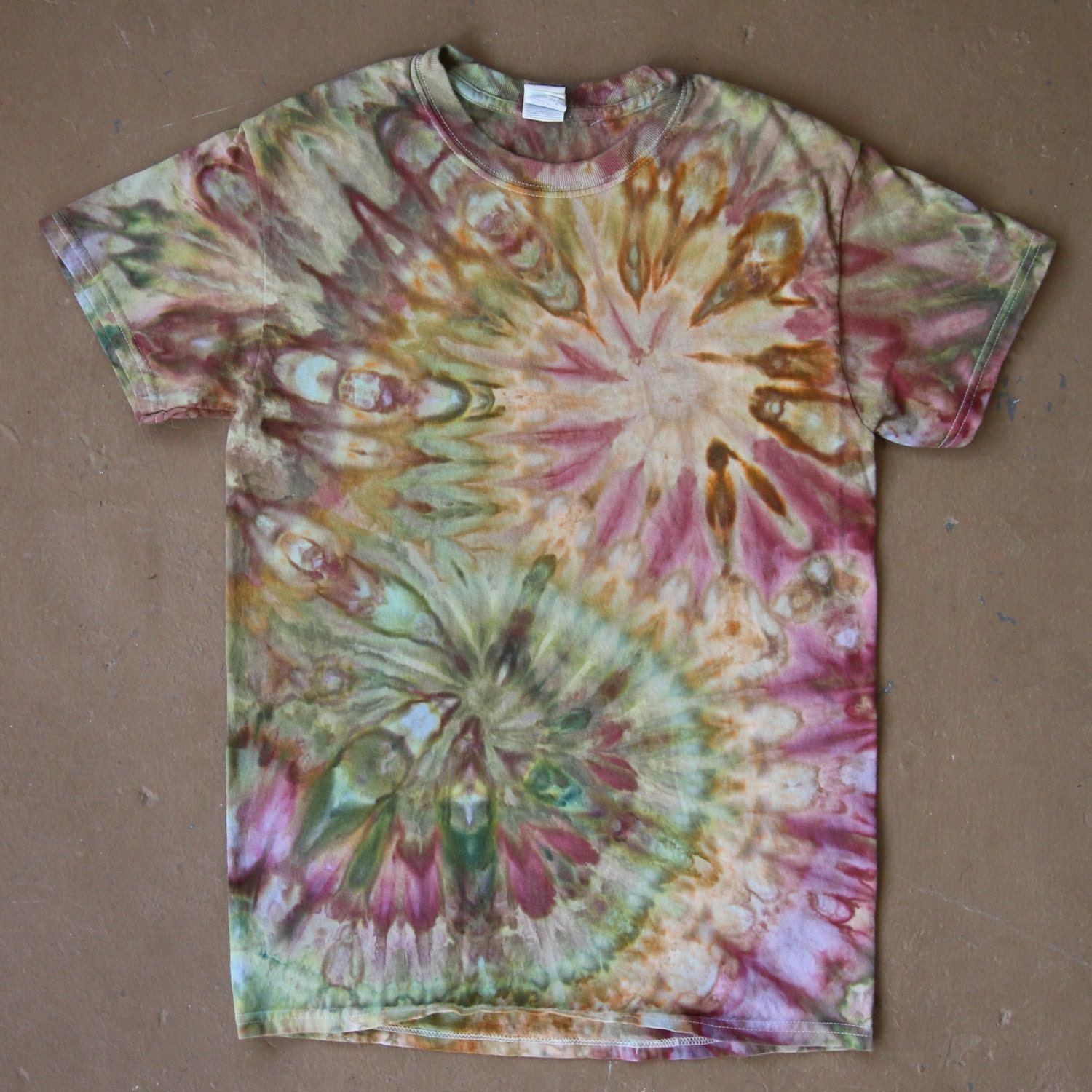 Tie Dye Shirt  Small Tie Dye, Adult Small Shirt, Adult Small Tie Dye, Camo  Tie Dye, Earthy Tie Dye, Brown Tie Dye, Festival Shirt, Camping