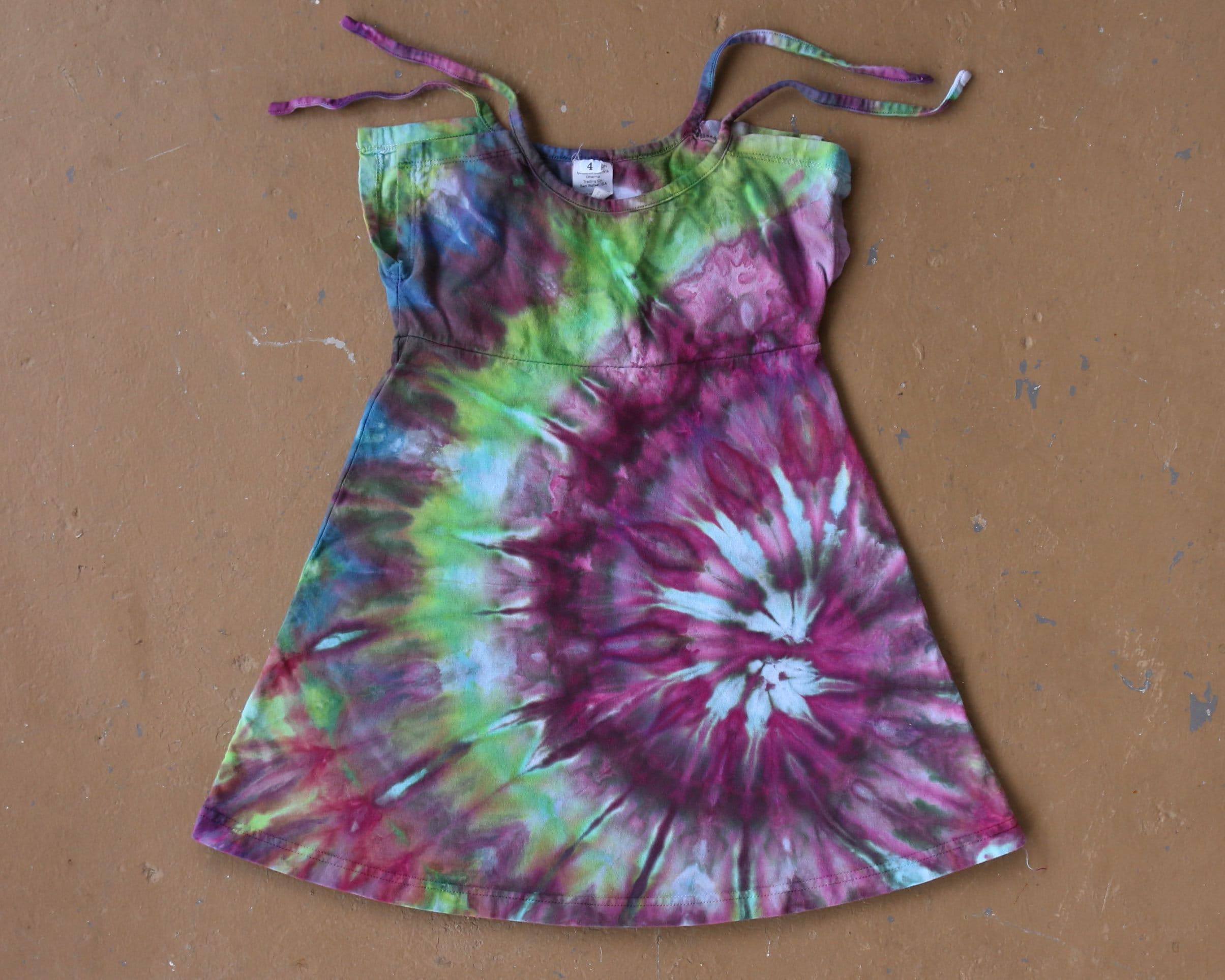 Pink Tie Dye Dress - Kids Dresses main image 0