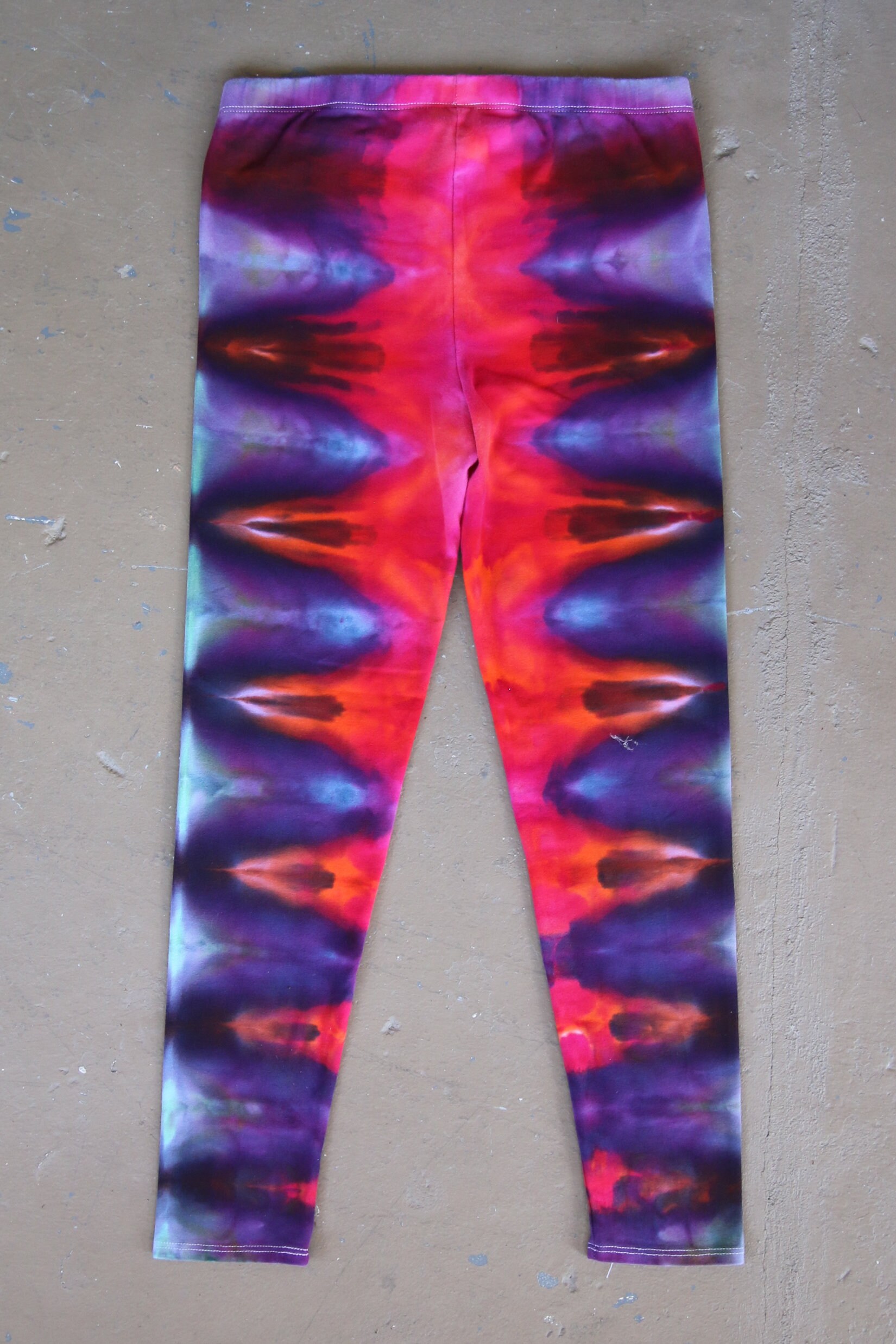 Tie Dye Leggings | Women's Large