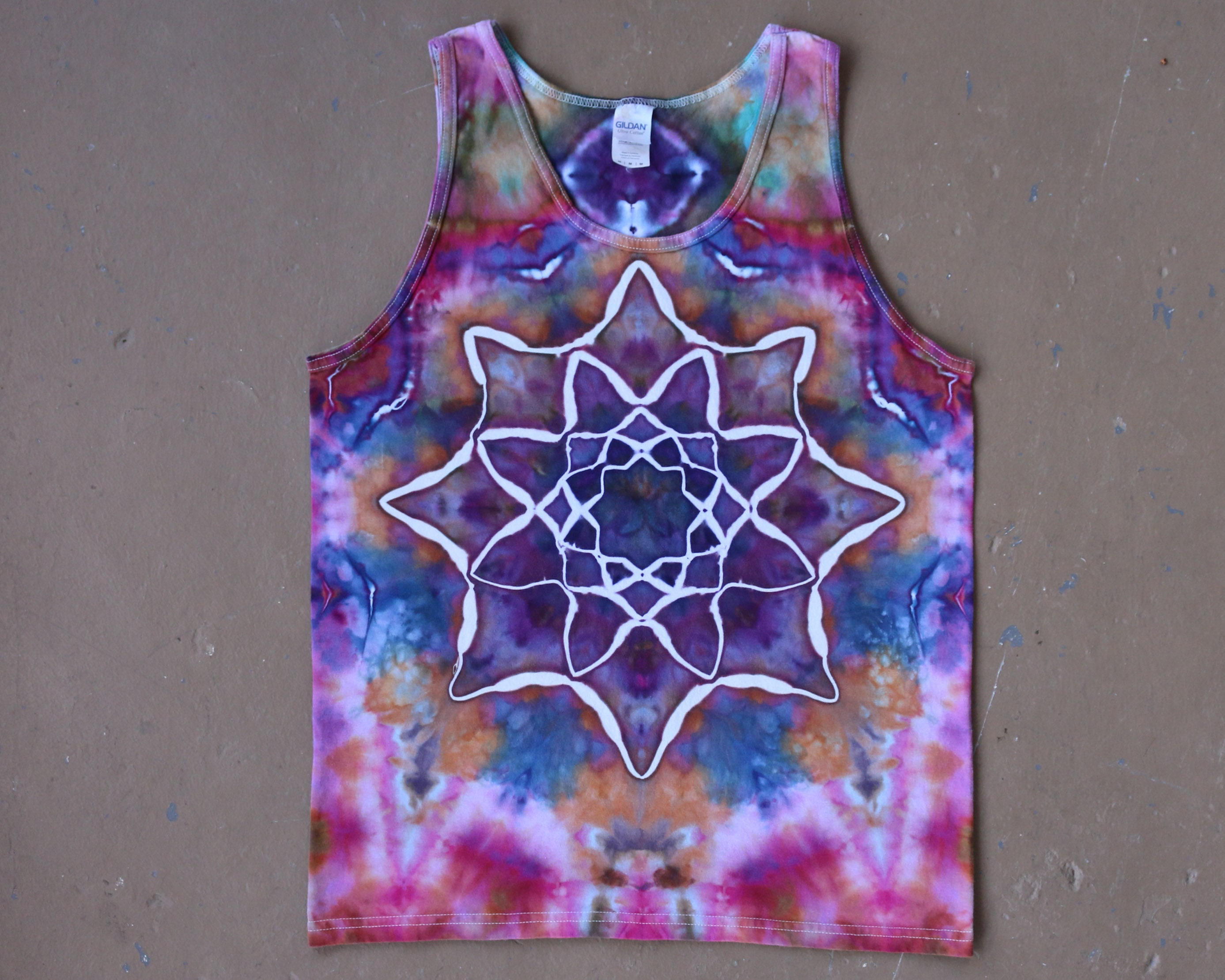 Tie Dye Tank Top Medium Tank Top, Large Tie Dye, Tie Dye Shirt, Men's