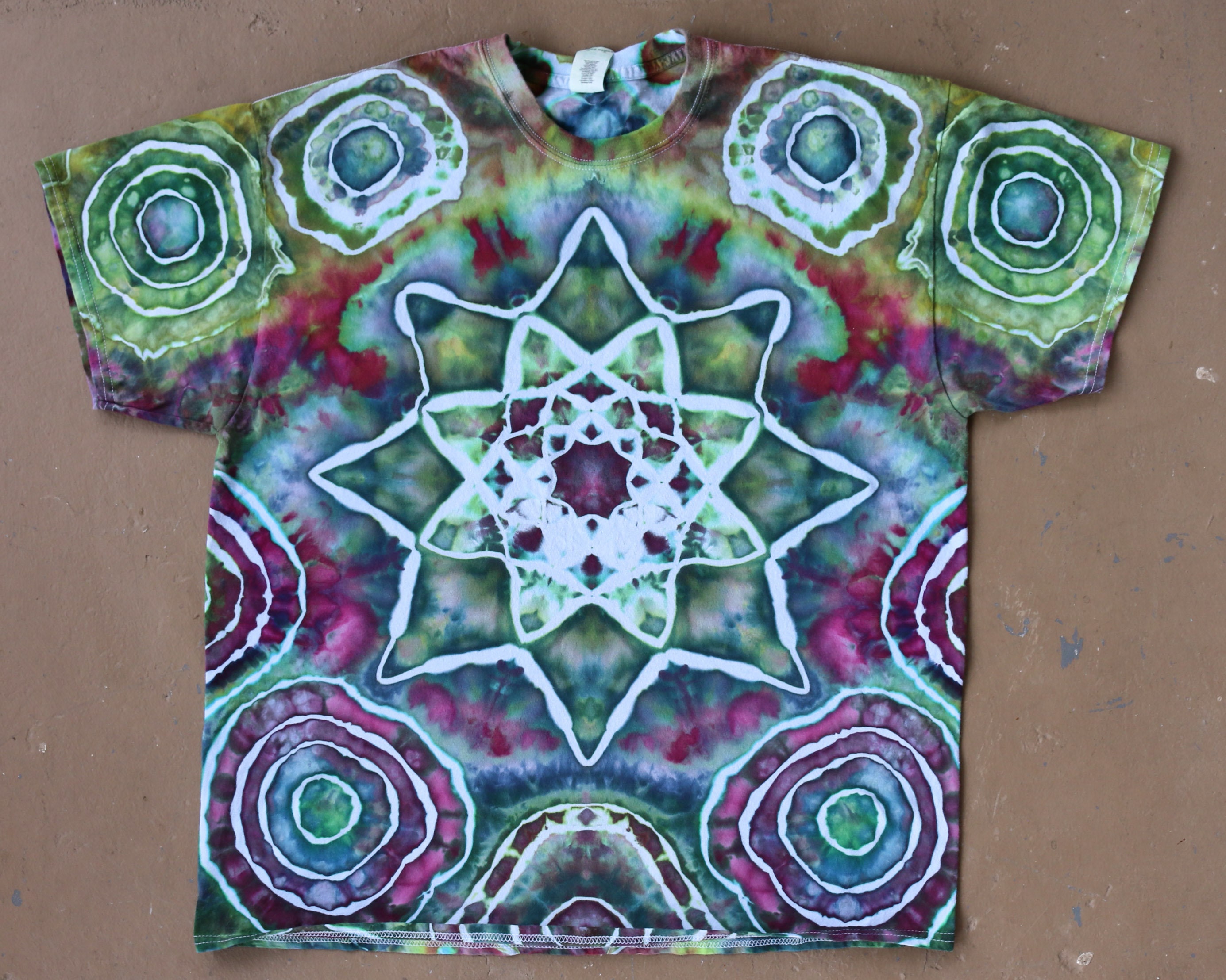 Tie Dye Shirt | Extra Large, Psychedelic Clothing, Trippy Shirt, 60s ...