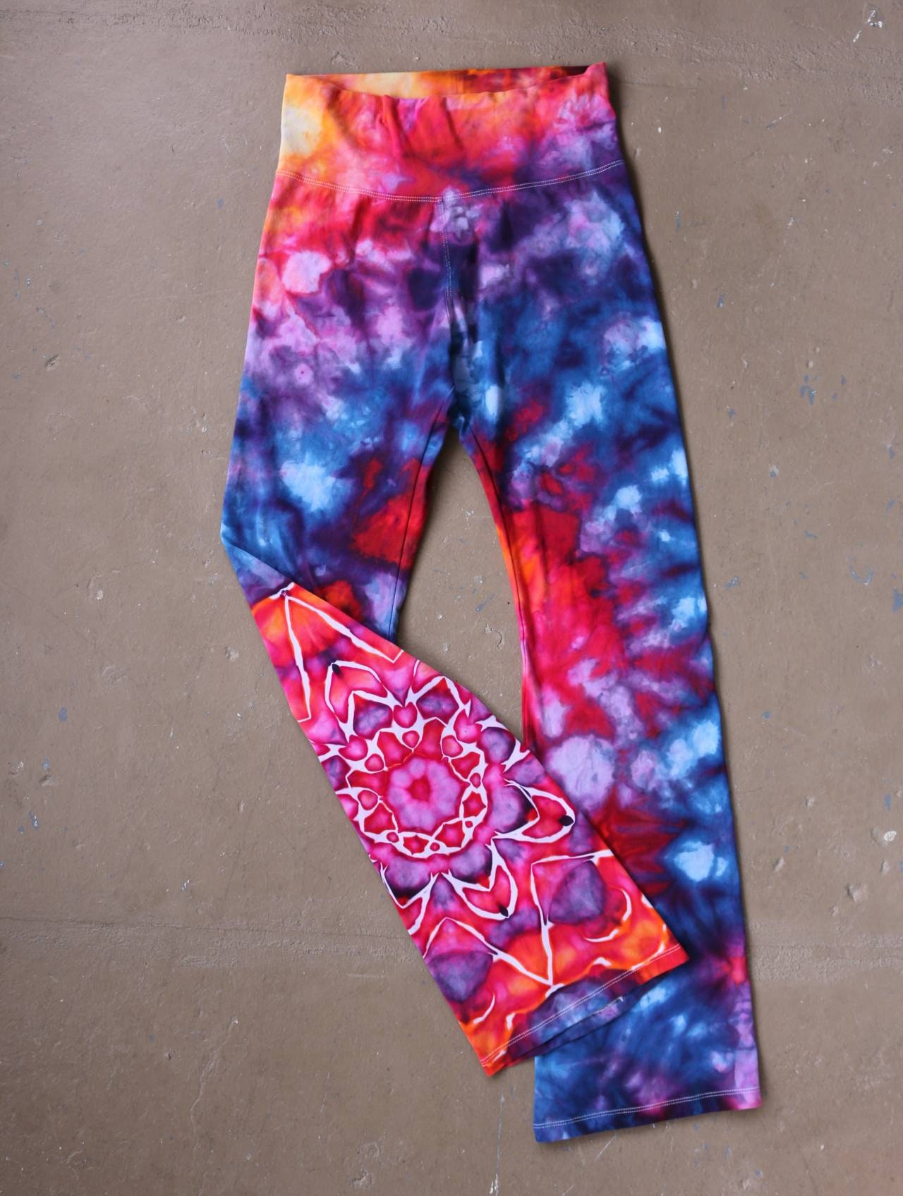 Women's Large Tie Dye Yoga Pants