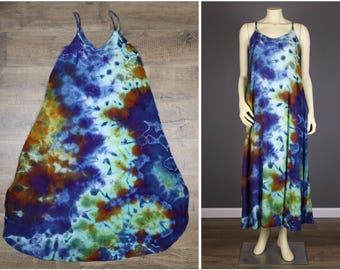 XS Ice Dyed Rayon Dress