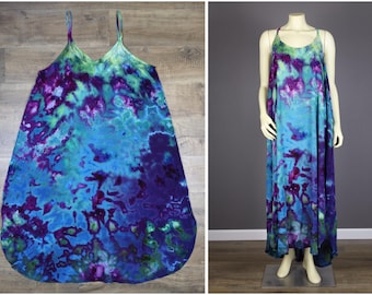 3XL Ice Dyed Rayon Dress