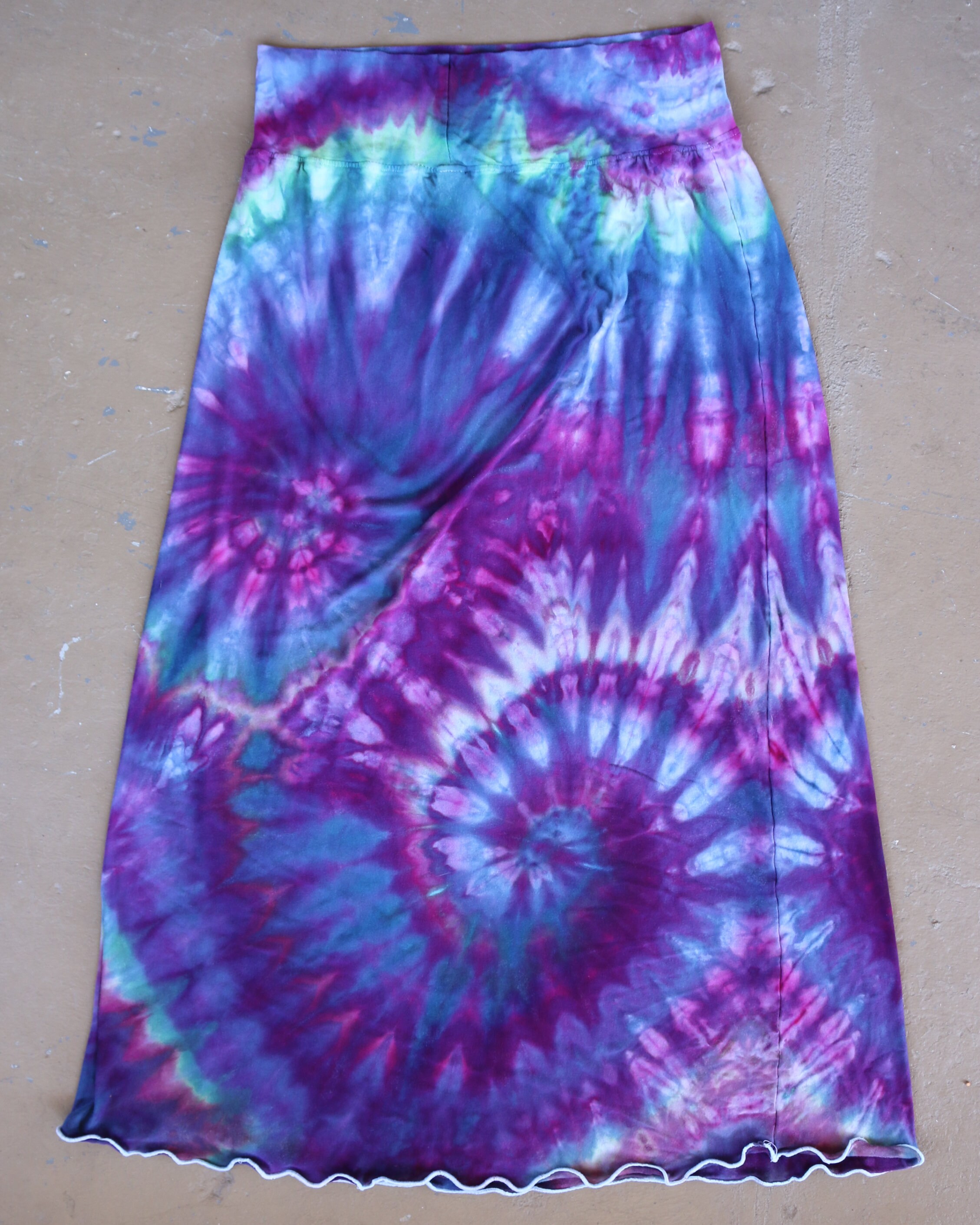 Tie Dye Skirt Women's Extra Large