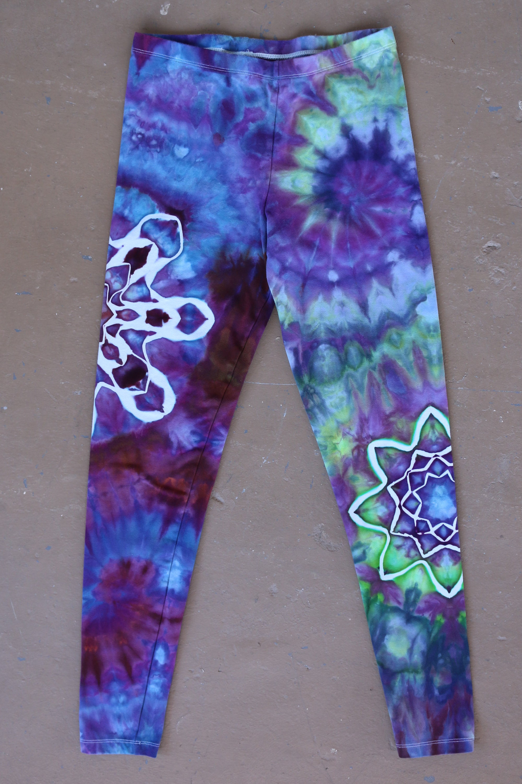 Tie Dye Leggings | Medium Leggings, Yoga Leggings, Yoga Pants, Hippie ...