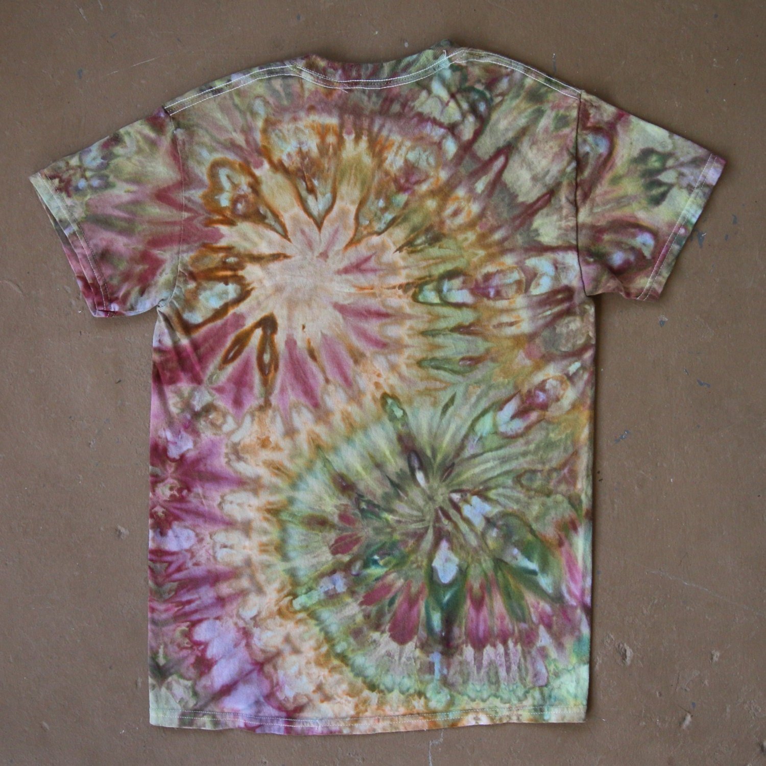 Tie Dye Shirt  Small Tie Dye, Adult Small Shirt, Adult Small Tie Dye, Camo  Tie Dye, Earthy Tie Dye, Brown Tie Dye, Festival Shirt, Camping