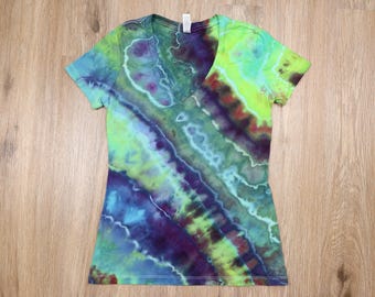 Ladies Medium (very small) Deep v-neck *see photos for measurements*