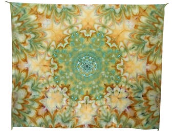 Ice dyed tapestry 42” x 35”