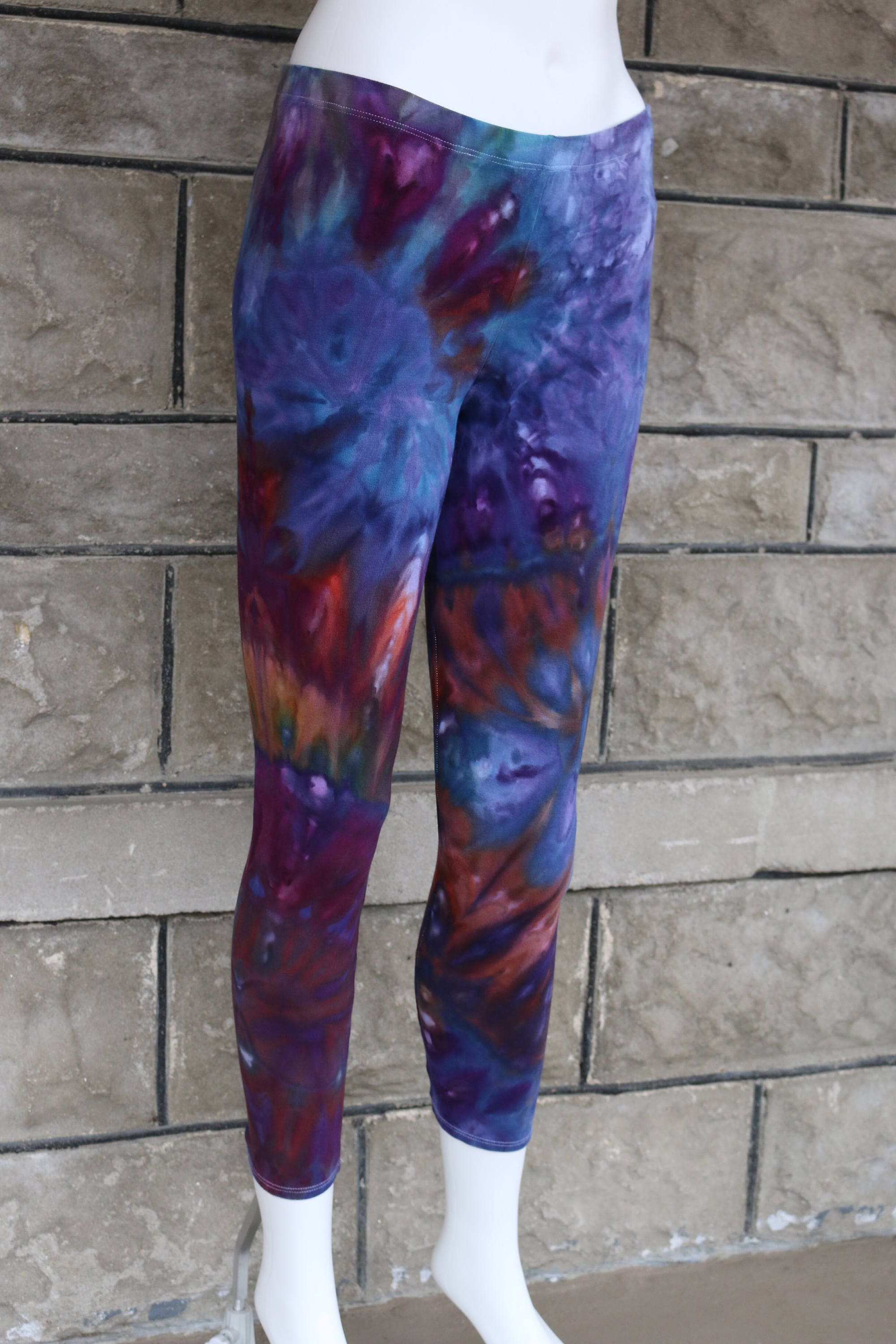 tie dye tights and leggings