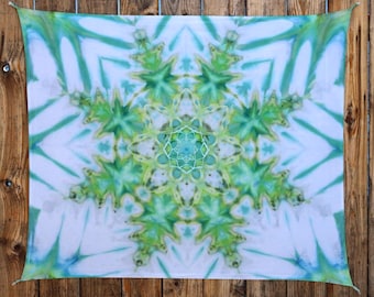 Ice dyed tapestry 42” x 35”